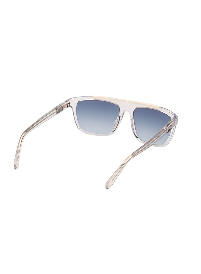 GUESS نظارات شمسية مستطيلة للرجال مع حماية من الأشعة فوق البنفسجية - GU0012226W57 - حجم العدسة: 57 مم - Image 5